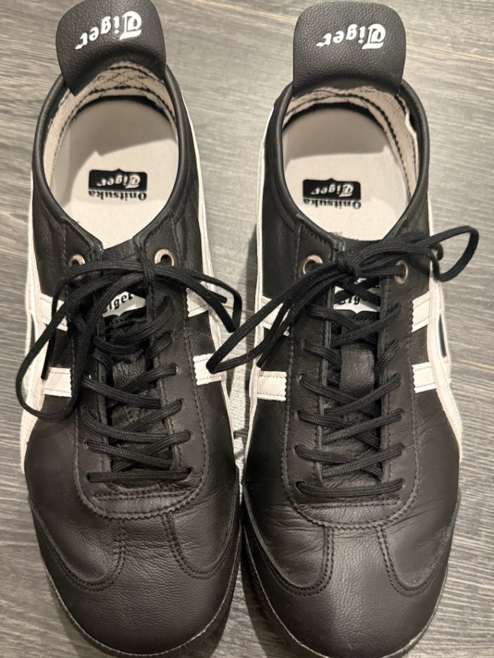 Onitsuka Tiger Mexico 66 SD Black/White Women's Sneakers Size US 5 1/2 or EUR 38